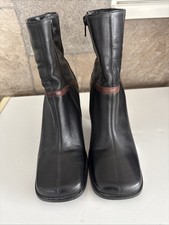 Faith Black Boots Brown