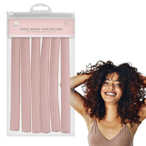 6pk bendy hair - bendy, rollers