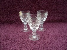 Three Royal Doulton Crystal