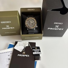 SEIKO PROSPEX Solar Diver's Watch STBR017 Stylish Black Gold Design