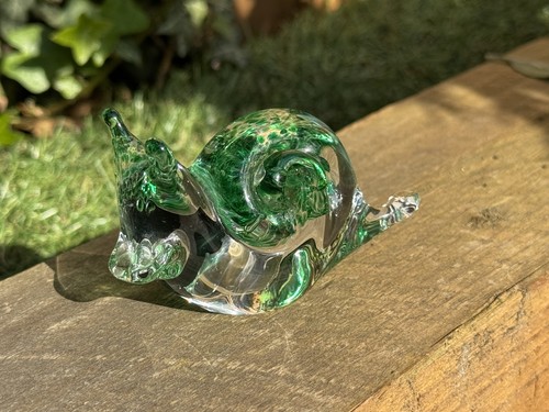 Langham green glass snail - langham,