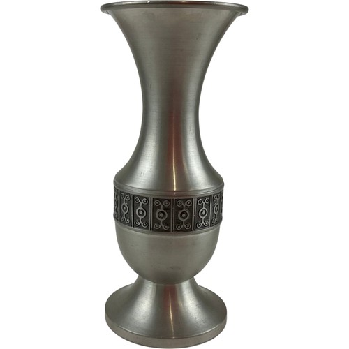 Haugrud style pewter bud vase - haugrud,