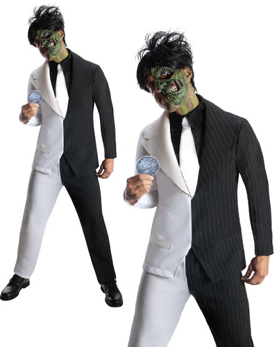 Two face mens costume - mens, batman