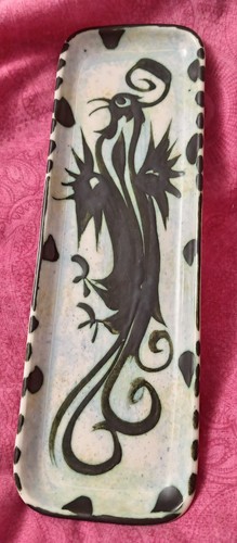 Newlyn celtic pottery blue - pottery,
