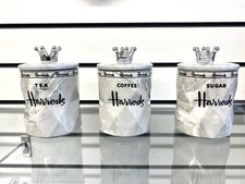 Harrods Tea Coffee Sugar Jar