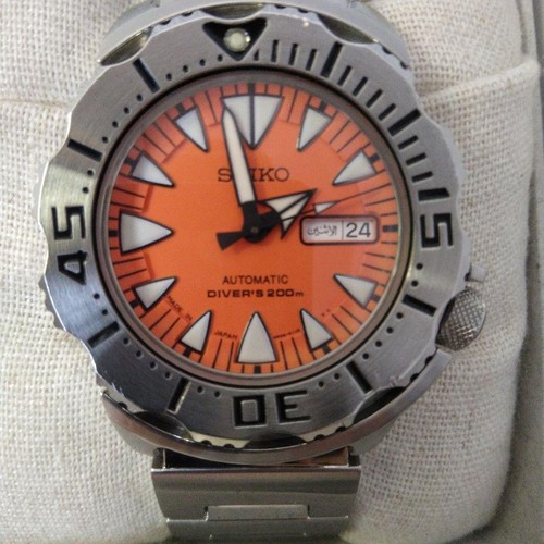 Seiko orange monster shark - seiko,