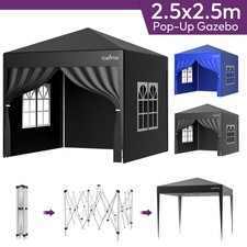 Loefme 5x2 pop up gazebo - 2.5x2.5m,