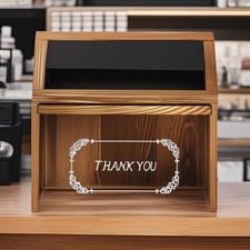 Vintage Lockable Donation Box