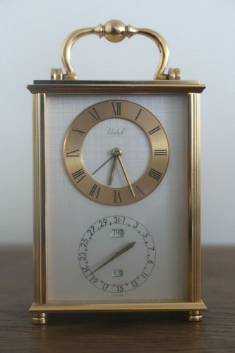 Imhof carriage clock gold - carriage,
