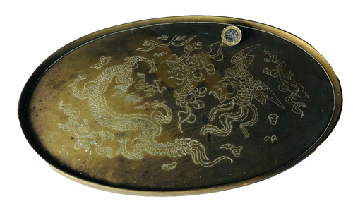 Brass tray metal metalware - metal,