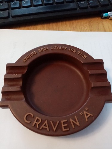 Craven bakelite ashtray - craven,