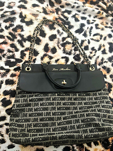 Love moschino black - love, logo