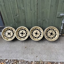 Genuine mk2 Ford Capri Ghia Sport 13” 8 spoke Alloy Wheels X4 Rs Mk2 Mk3
