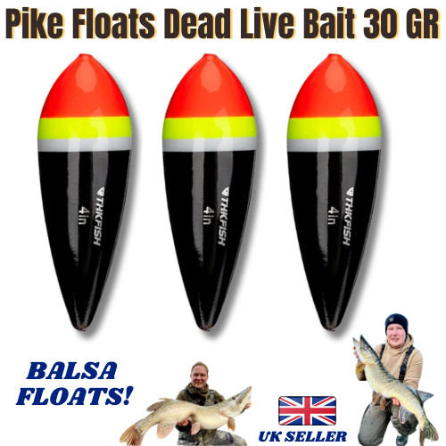 Pike floats dead - floats, live