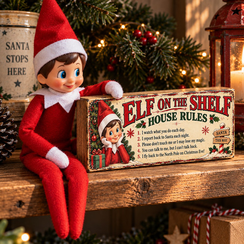 Elf the shelf - the, house