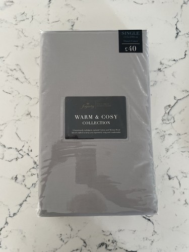 Grey single duvet - grey, in