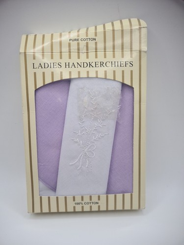 Ladies vintage handkerchiefs - vintage,