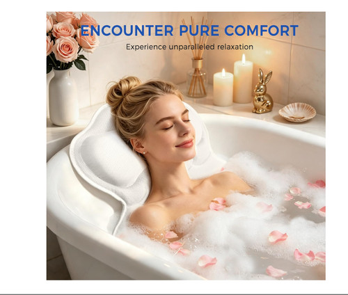 Setsail bathtub pillow - bathtub,