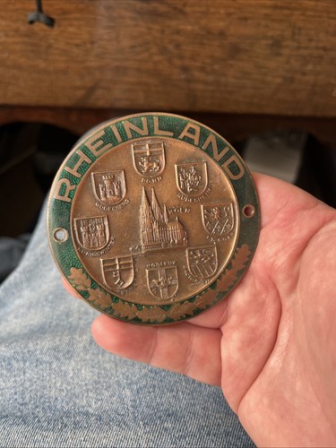Rare vintage enamel - rare, car