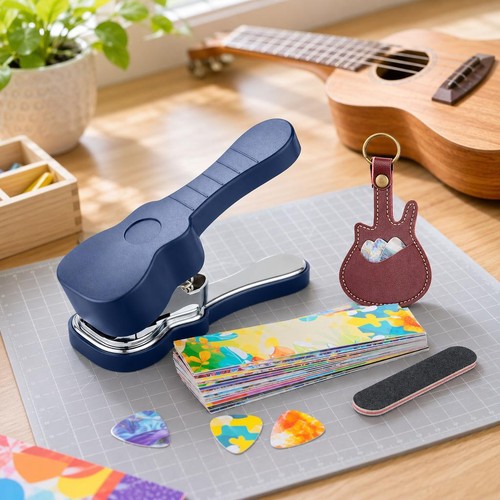 Guitar pick puncher - guitar, alloy