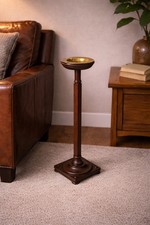 Vintage Standing Ashtray Wood