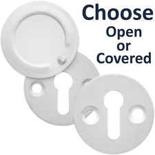 SATIN ALUMINIUM KEY HOLE COVER