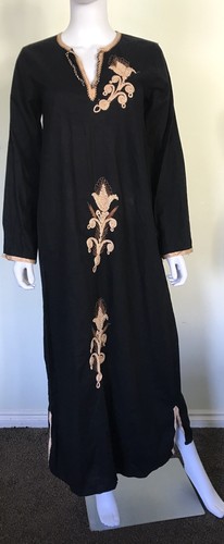 Vintage moroccan black cotton - vintage,