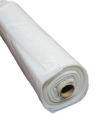 CLEAR HEAVY DUTY POLYTHENE SHEETING – 156CM WIDTH – MULTI LENGTHS {250G}