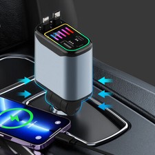 4 in 1 Car Charger Cigarette