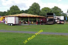 Photo 12x8 Dodgems, Pirbright Dodgem cars in the fairground on the village c2015