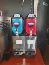 Double Slush Machine, Milk Shake Machin And Cup Stand Woth Cups And Slush Syrup