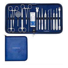 14 Pcs Educational Dissection Kit with Zipper Leatherette Case – Stainless Steel