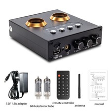 For TUBE-M1 6K4 Tube Preamplifier Bluetooth 5.0 USB Headphone Amplifier