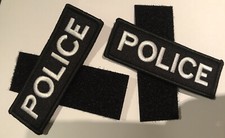 Police Patches  Embroidered Badges in one pack two patches