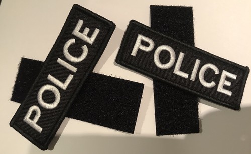 Police patches embroidered - patches,