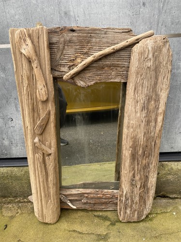Rustic driftwood style framed - rustic,