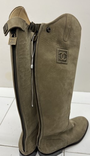 Chanel boots knee high - cc,