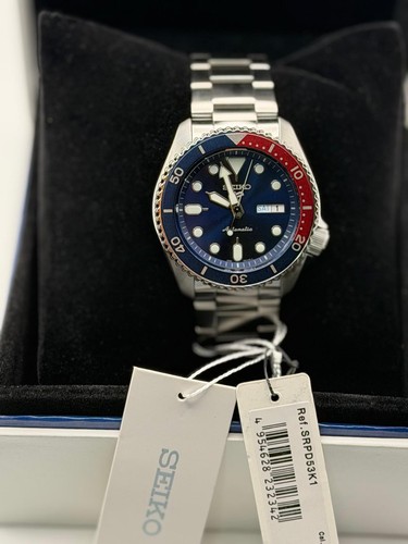 Seiko sports srpd53k1 pepsi - seiko,