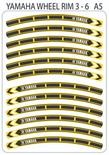 Yamaha Wheel Rim Stickers