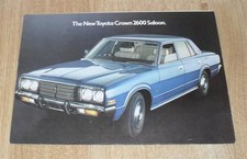 Toyota Crown 2600 Saloon Brochure 1975