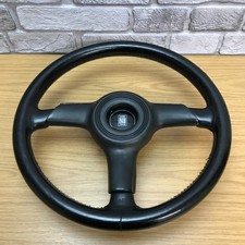 Genuine Nardi Gara 365mm black leather, 3 spoke steering wheel. Classic.  8B