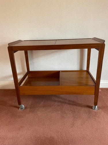 Mid century teak hostess - mid,
