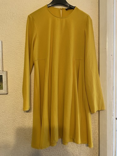 Zara mustard yellow skater - mustard,