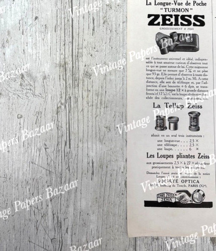 Zeiss vue poche - zeiss,