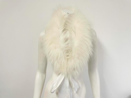 White fox fur - fox,