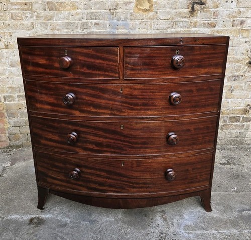 Antique georgian mahogany bow - antique,