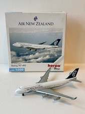 Herpa Wings Air New Zealand Boeing 747-400 1:500 Scale Model Boxed