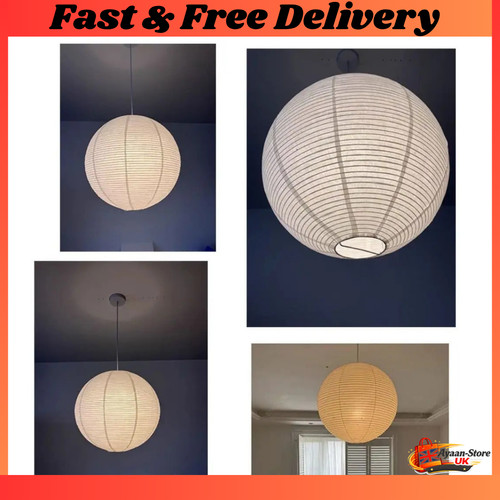Round lamp paper - lamp, pendant