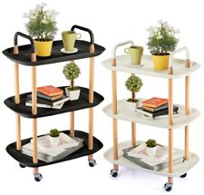 3 Tier Beech Wood & Plastic