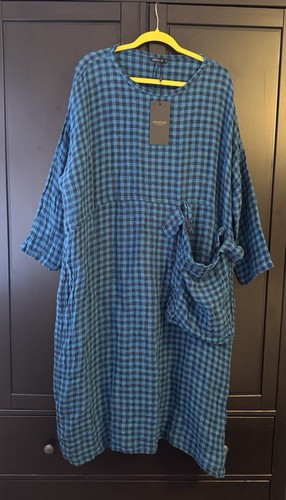 Grizas dress linen large side - dress,